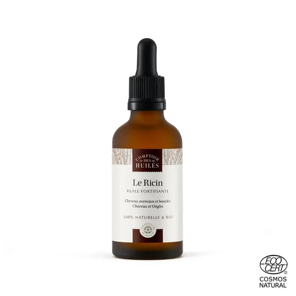 Økologisk Ricinusolje - Castor Oil – Styrkende olje for hår, hud og negler 50ml