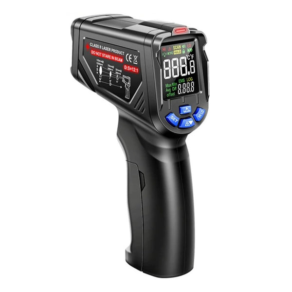 Infrarødt Termometer – Digital IR-temperaturmåler med Laserpeker