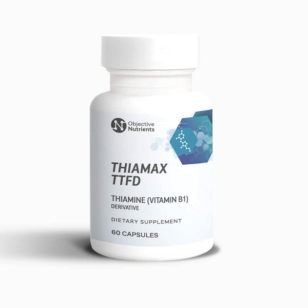 Objective Nutrients Thiamax TTFD 60 kapsler - Tiamine (Vitamin B1)