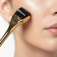 Lux Glow Skin Care Derma Roller – Mikronåling for Hjemmebruk (540 nåler, 0,2 mm)