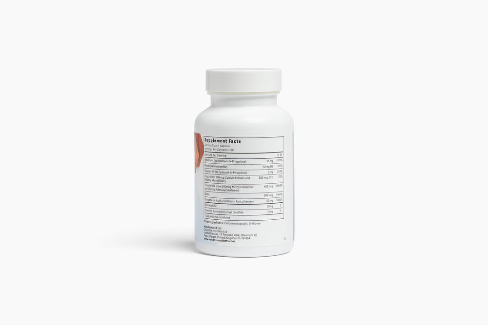 Objective Nutrients Thiavite – Ikke-metylerte Aktive B-vitaminkompleks med høyt opptak