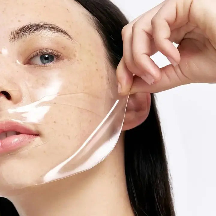 Koreansk Bio-Collagen Ansiktsmaske – Fuktighetsgivende Kollagenmaske med Niacinamid, Hyaluronsyre og Fermenterte Aktiver (20 stk)