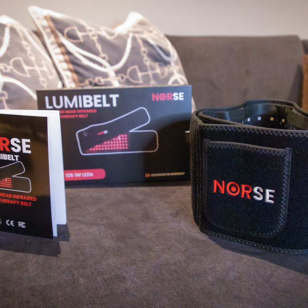 NORSE LumiBelt: Rødt og nær infrarødt lysterapibelte